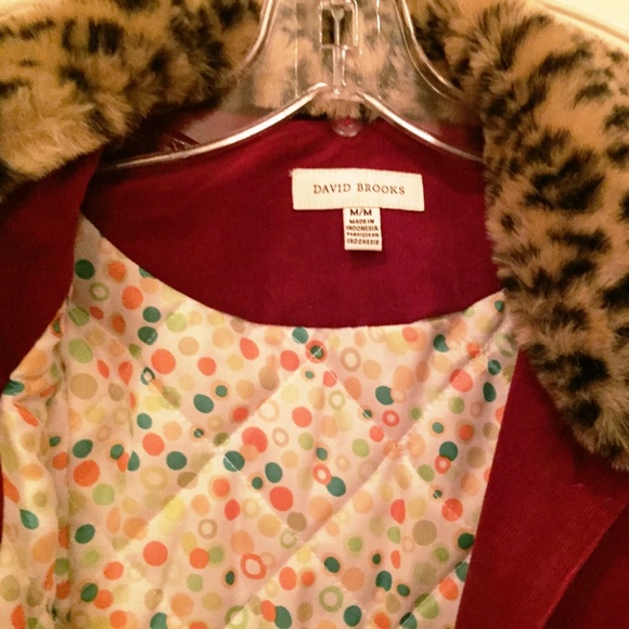 Cotton Corduroy Slacks Pants Mix & Match Weekend Separates Brick Red Sz 14 NWT - Picture 8 of 8